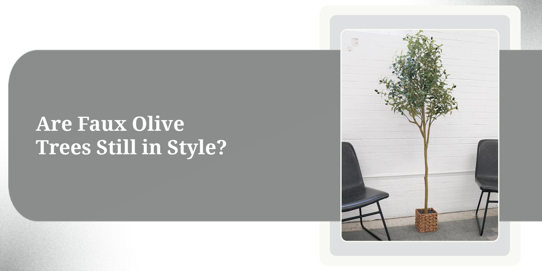 Are Faux Olive Trees Still in Style?