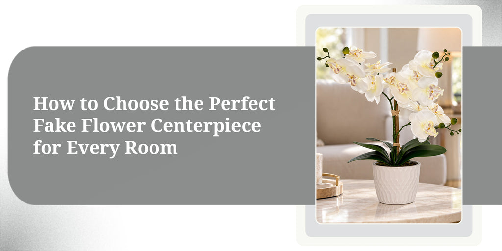 How to Choose the Perfect Fake Flower Centerpiece for Every Room