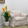 4ft Natural Touch Orchid in Ceramic