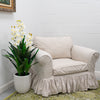 4ft Natural Touch Orchid in Ceramic