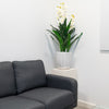 4ft Natural Touch Orchid in Ceramic