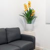 4ft Natural Touch Orchid in Ceramic